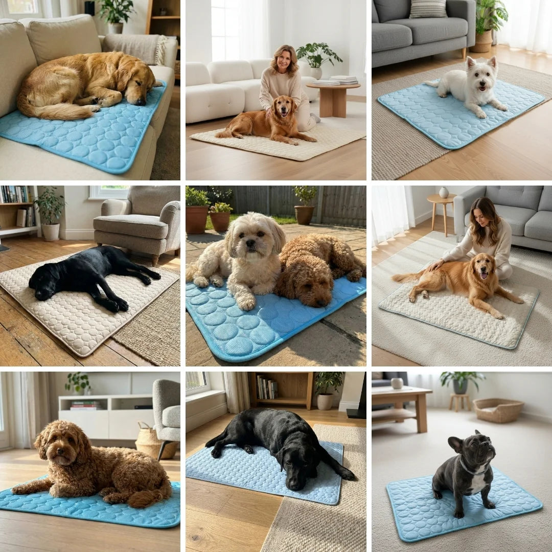 Six tailles réelles, y compris pour les grands chiens
